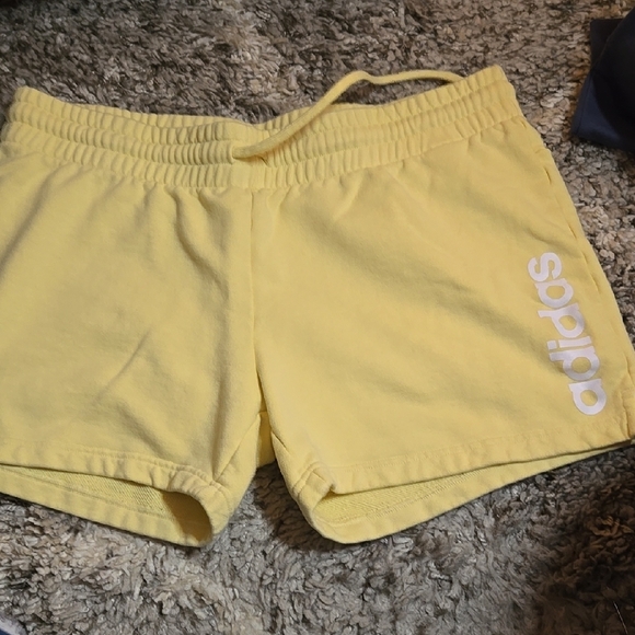Adidas Light Yellow Shorts, EUC XL - Picture 1 of 7
